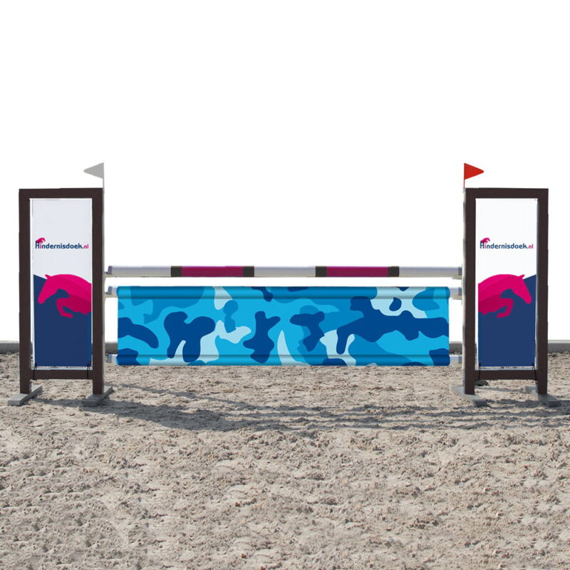 Hindernisdoek Blue Camouflage