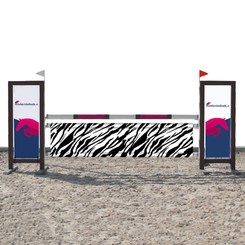 Hindernisdoek zebraprint