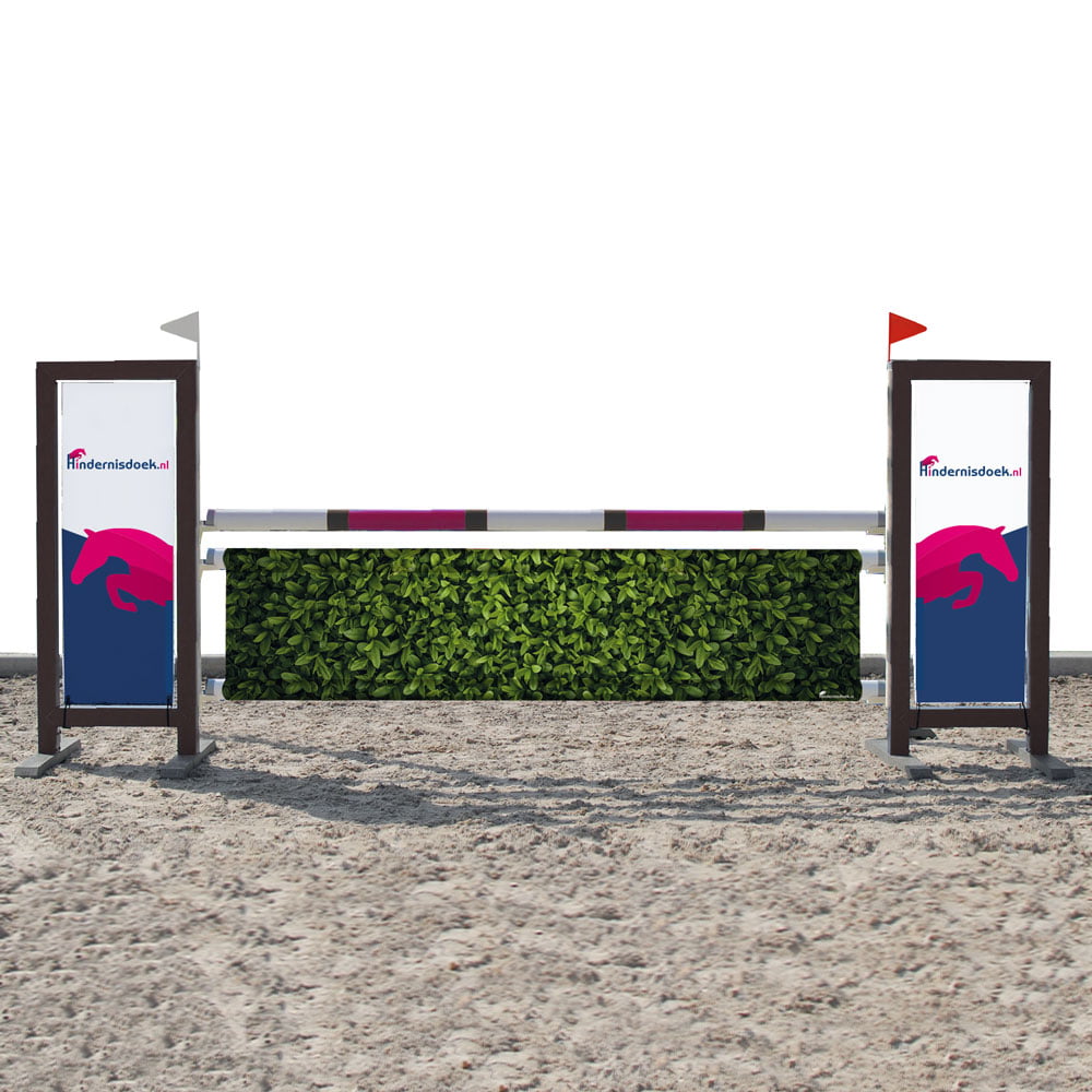 Hindernisdoek groene heg